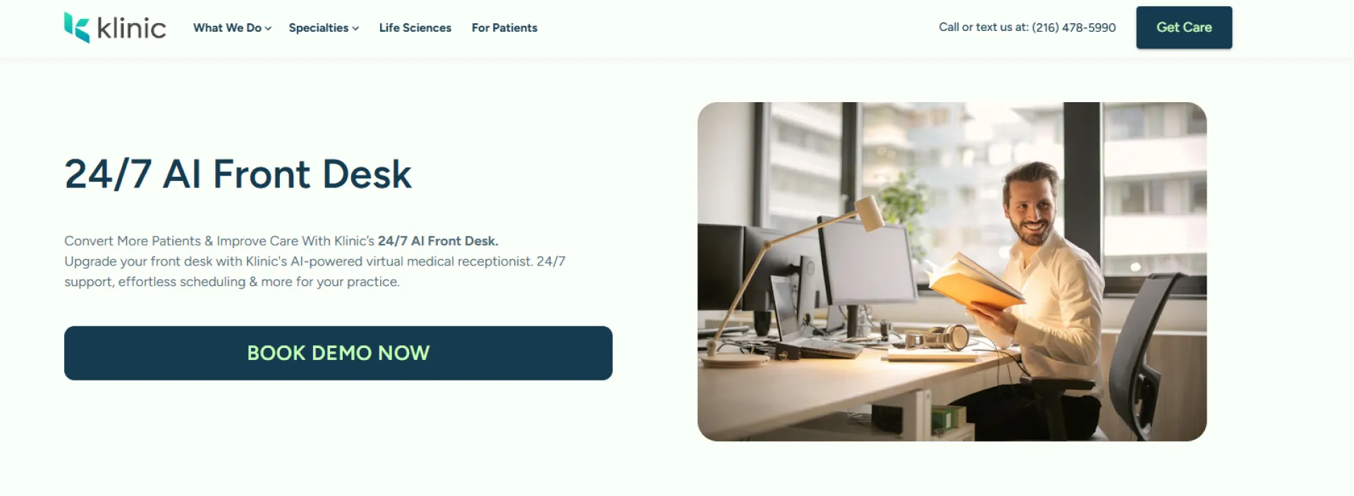 Klinic – 24/7 AI Front Desk