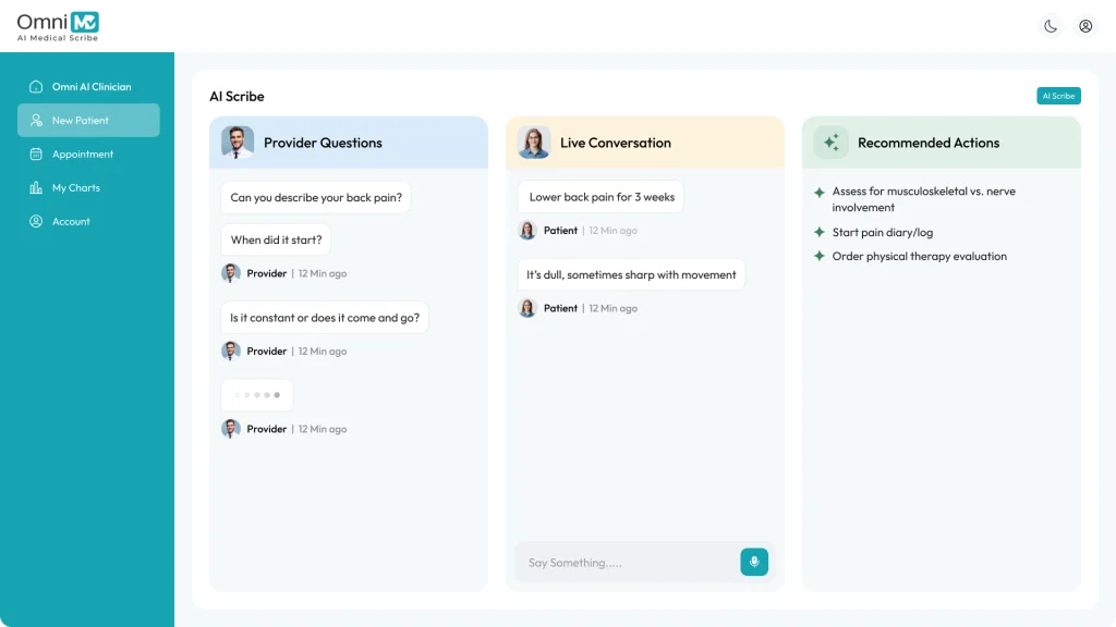 1. OmniMD AI Scribe