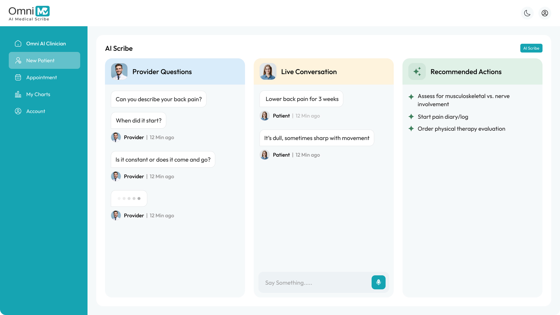 1. OmniMD AI Scribe