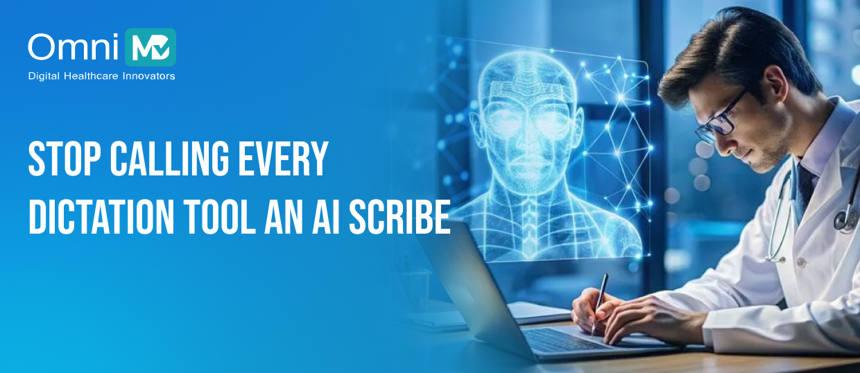 Stop Calling Every Dictation Tool An AI Scribe 01