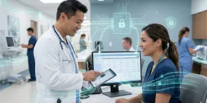 Implementing HHS Cybersecurity Goals Without Slowing Healthcare Down- Sticky