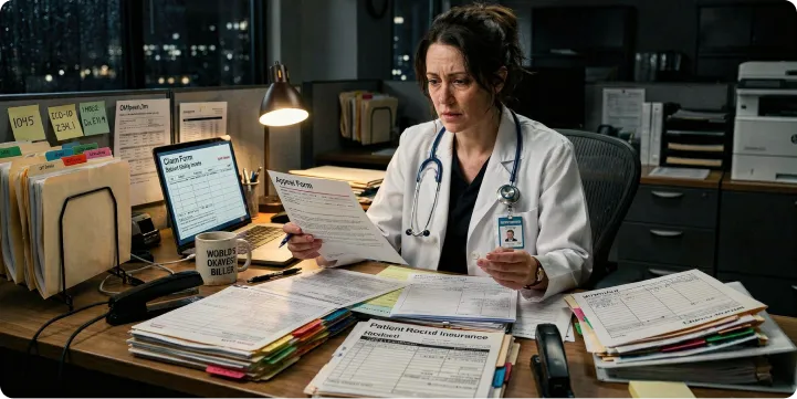 Appeals built without payer-specific knowledge