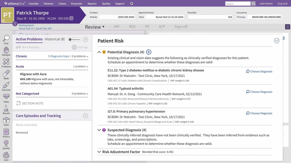 Athenahealth Dashboard Image