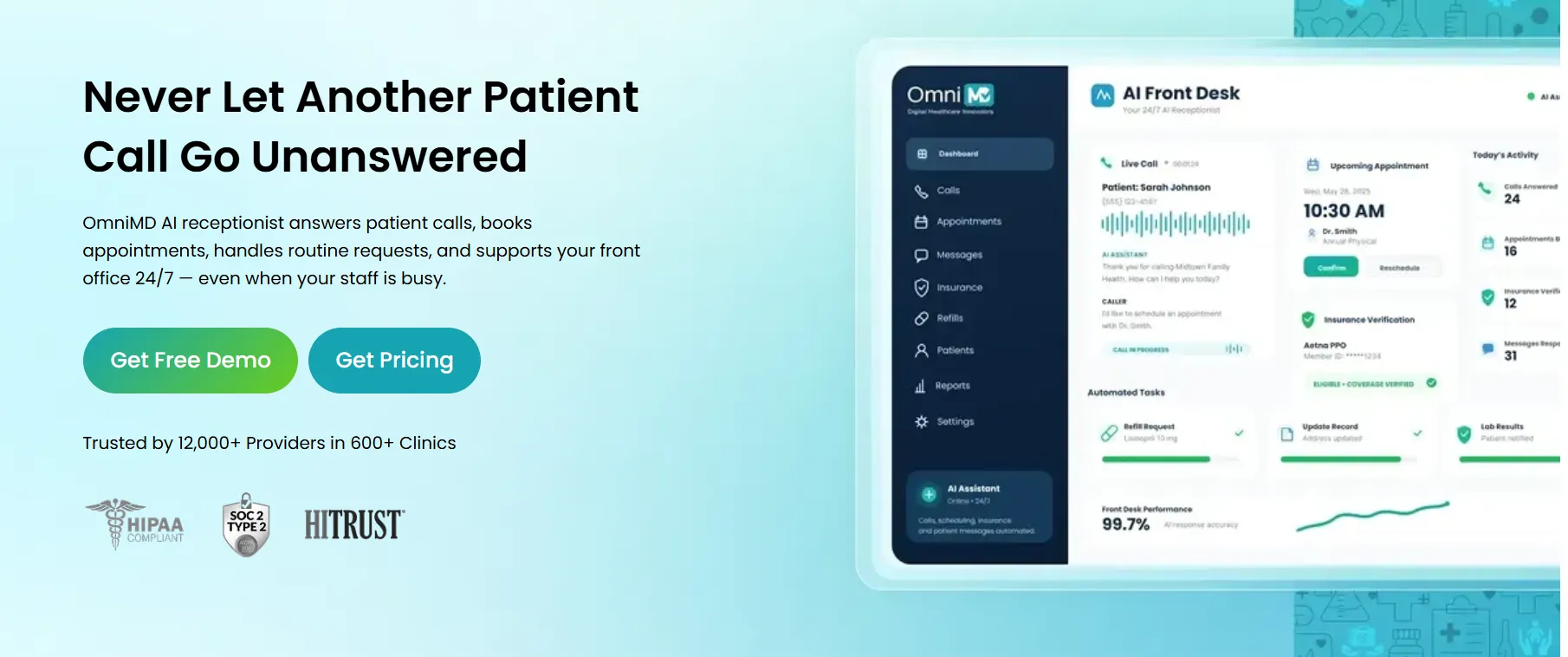 OmniMD AI Front Desk