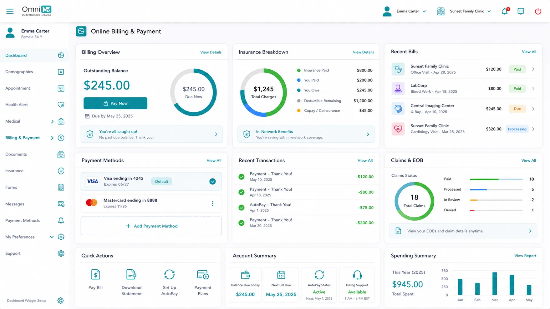 Online Billing and Payment