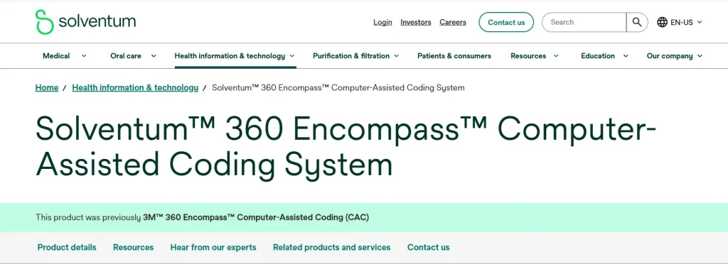 Solventum 360 Encompass (formerly 3M)