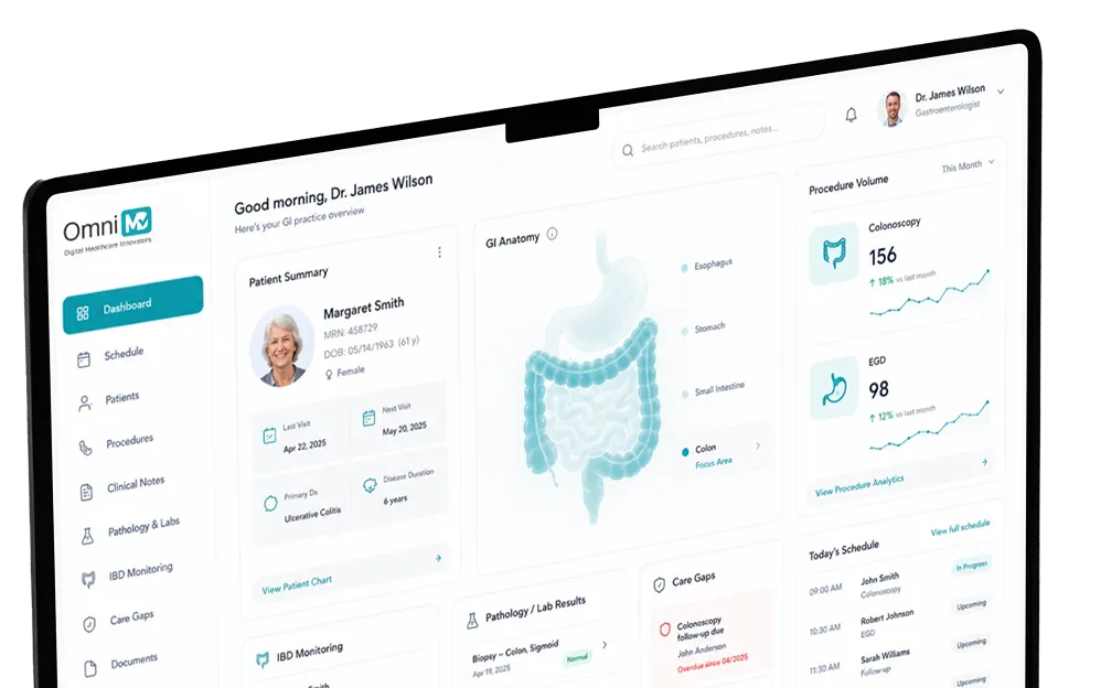 Why OmniMD stands out in gastroenterology.