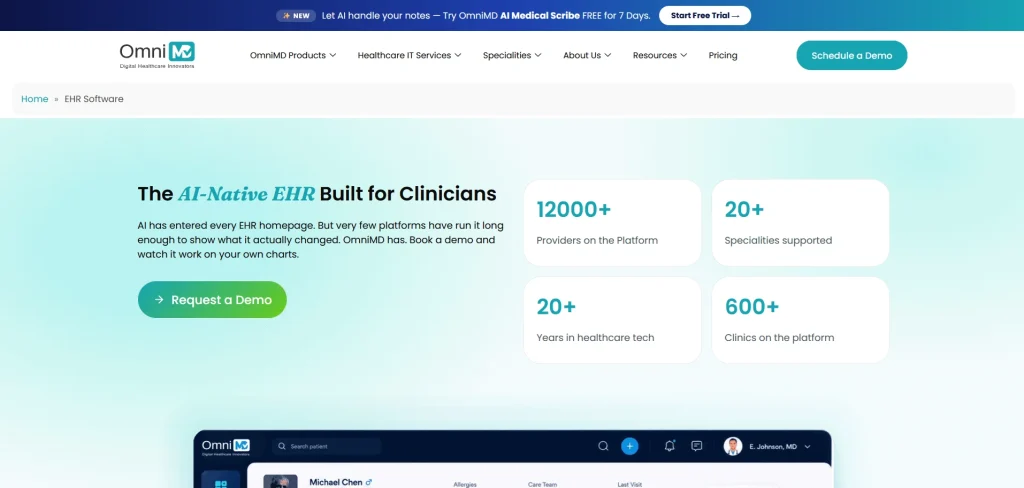 EHR Screenshot
