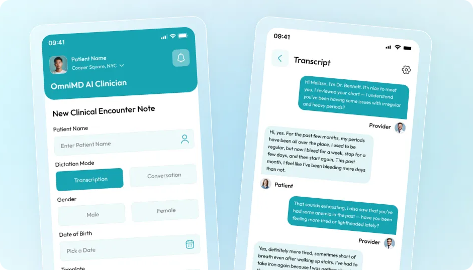 Speech to text charting